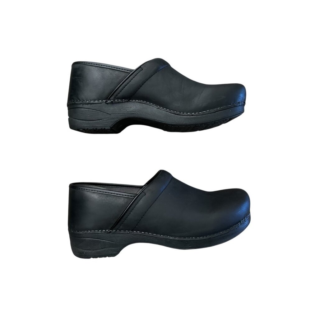 Sold Dansko XP 2.0 Professional Oiled Leather Clogs Men 46 12.5-13 Black Comfort - Picture 11 of 13